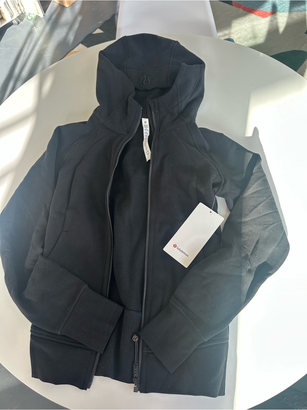Lululemon Black Full Zip-Up Hoodie